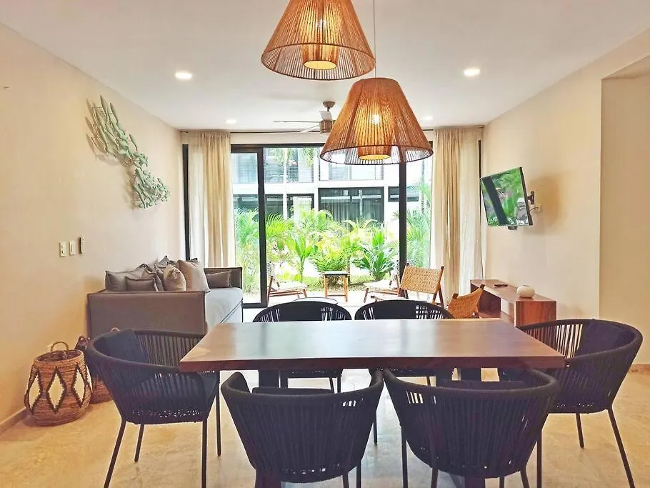 107 Amena Spacious&Cozy 2Br Apartment Pool View Tulum
