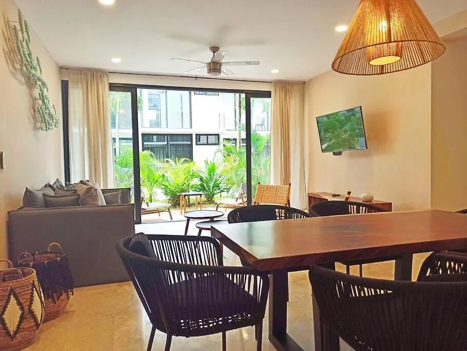 107 Amena Spacious&Cozy 2Br Apartment Pool View Tulum 0*,