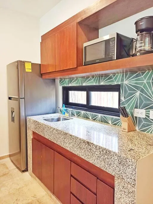 107 Amena Spacious&Cozy 2Br Apartment Pool View Tulum