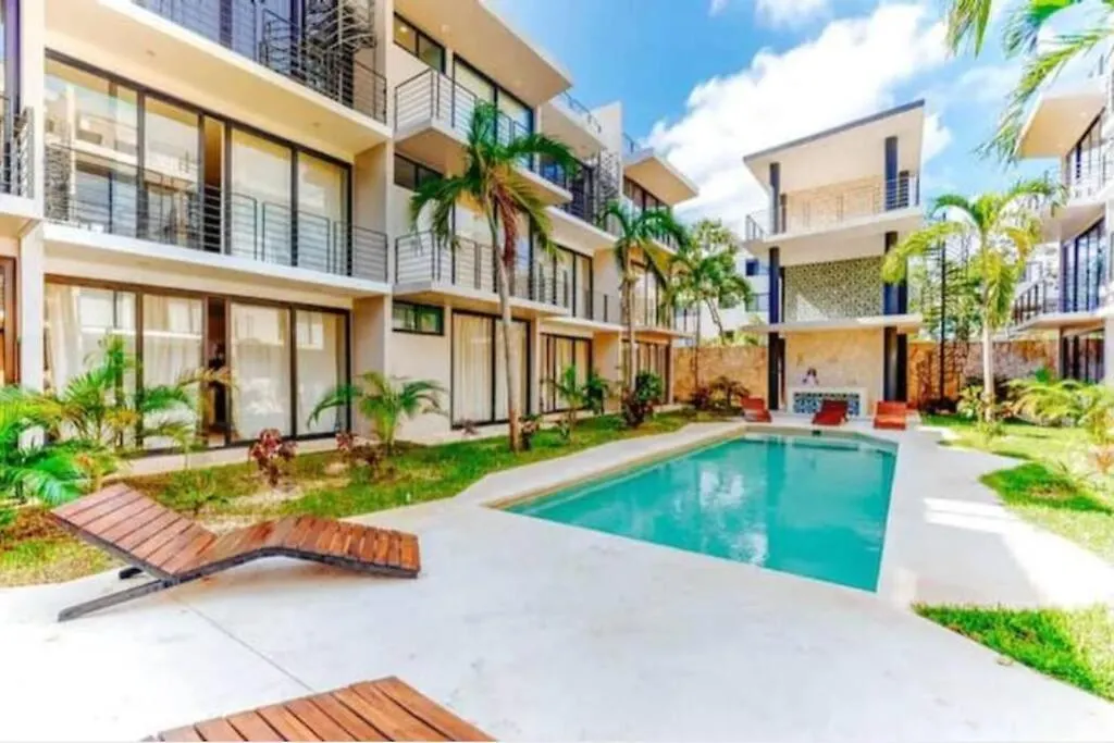 107 Amena Spacious&Cozy 2Br Apartment Pool View Tulum