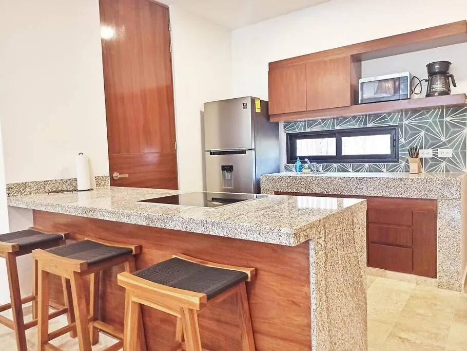 107 Amena Spacious&Cozy 2Br Apartment Pool View Tulum 0*,  Mexiko