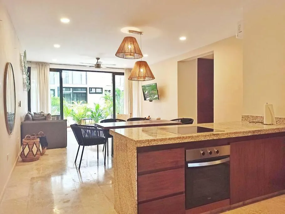 107 Amena Spacious&Cozy 2Br Apartment Pool View Tulum Mexiko