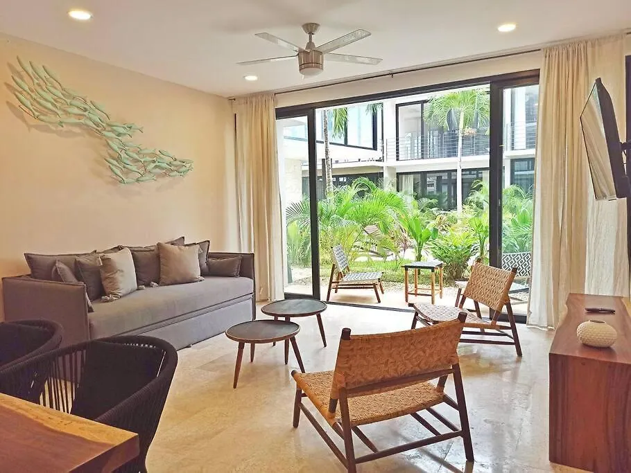 107 Amena Spacious&Cozy 2Br Apartment Pool View Tulum