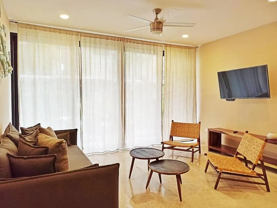 107 Amena Spacious&Cozy 2Br Apartment Pool View Tulum